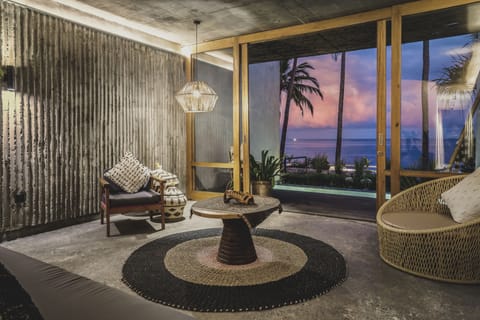 Villa, 1 Bedroom, Private Pool, Ocean View | Living area