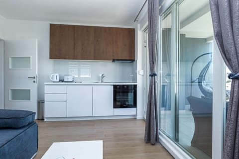 Comfort Apartment, 1 Bedroom, Terrace (C8) | Private kitchen | Fridge