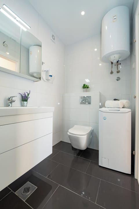 Deluxe Apartment, 2 Bedrooms, Private Pool, Garden View (C1) | Bathroom | Shower, hair dryer, towels, toilet paper