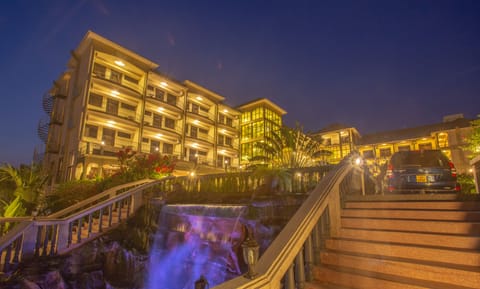 Front of property - evening/night