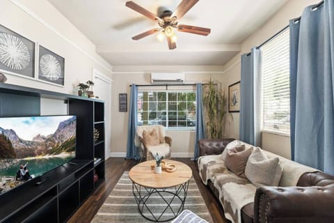 Where comfort meets charm, crafting cherished moments in a space designed for relaxation and connection, complete with a Smart TV for your entertainment.