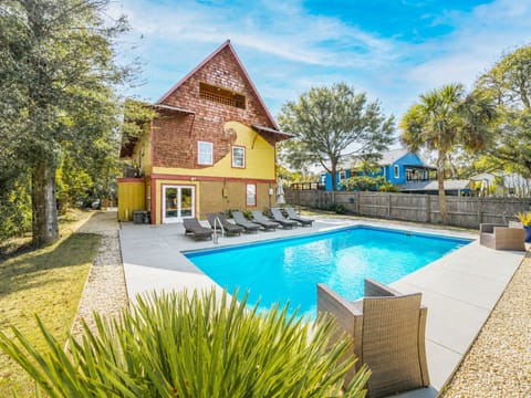Backyard pool is perfect place to spend time with your family and friends