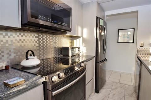 kitchen with new appliances