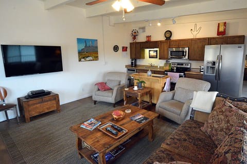 Living room from front door