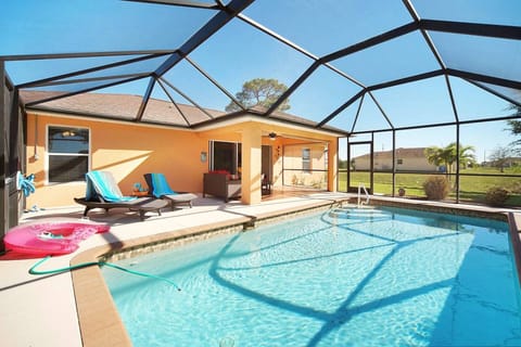 Villa Luisa has an electric-heated pool