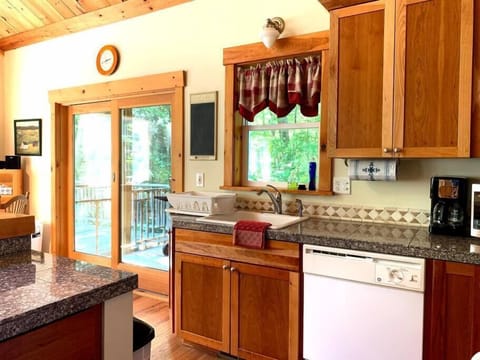 Kitchen and Door to Porch