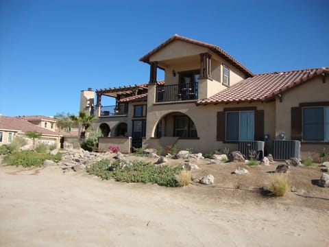 Condo building facing sea