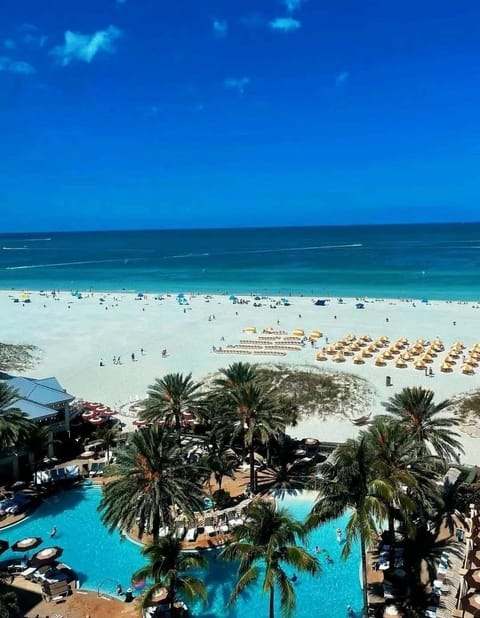 Sun loungers, beach towels