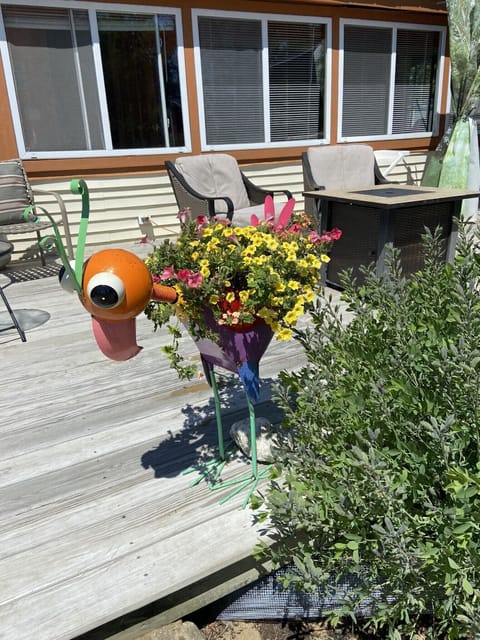 Whimsical deck planter 