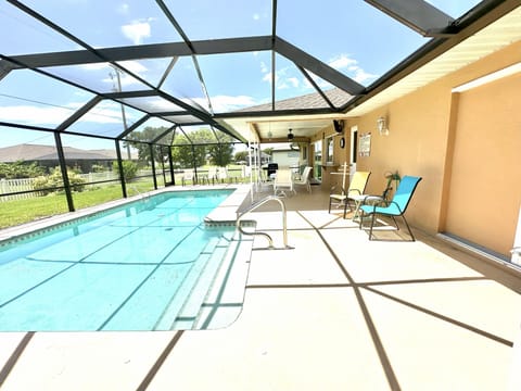 Enjoy a swim any time day or night in your heated private pool