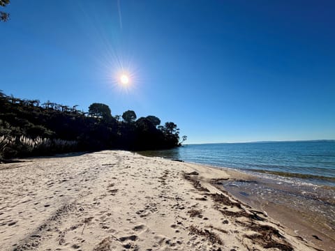 Private beach