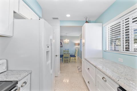 Kitchen looking to dining area