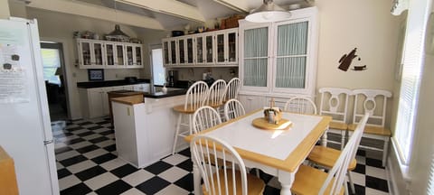 Kitchen and dining area