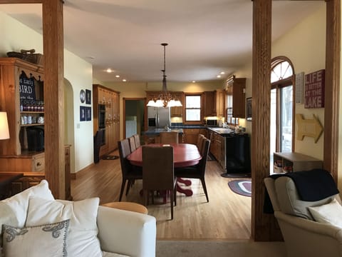 Dining Room and Kitchen from Living Room