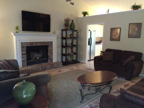 The Living Room with 60” LED TV.