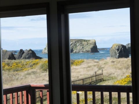 View from the corner of the living room