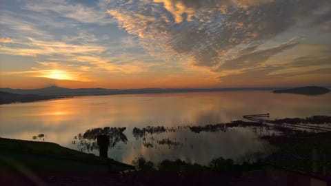 Sunset from master bedroom balcony