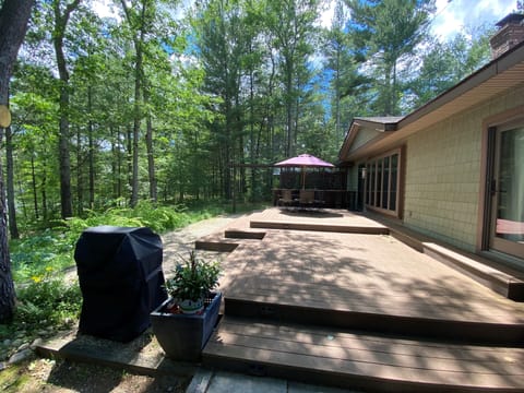 Large outdoor private deck