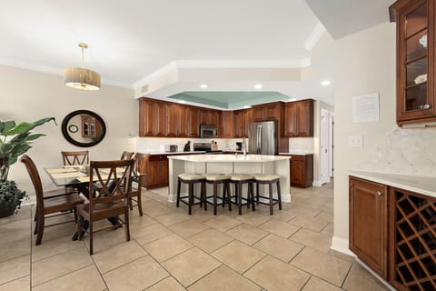 Additional seating at the counter