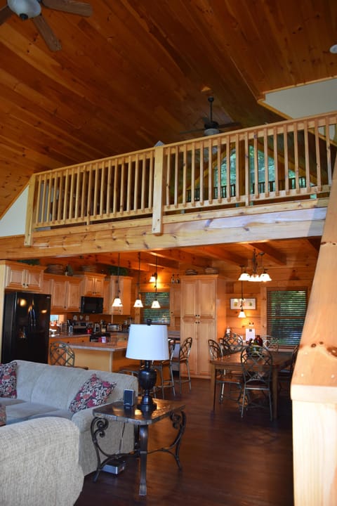 Main Level, Loft Above