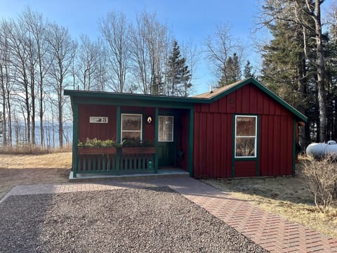 Roadside View in Spring
When you park outside Cottage #3 you are only steps away from the start of a relaxing, renewing stay by Lake Superior.