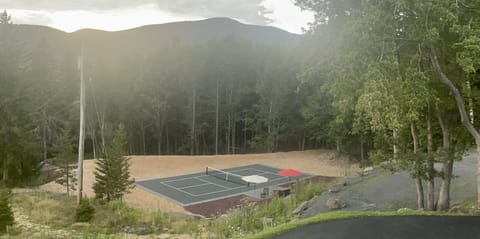 On property pickle ball court