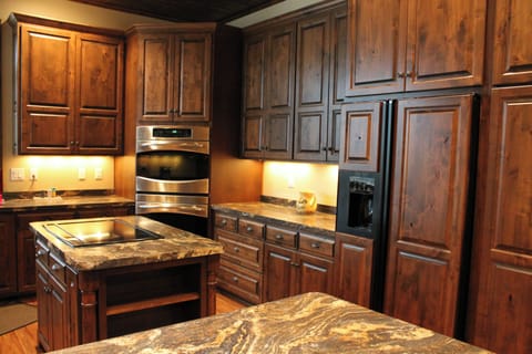 Pond on the side of the lodge