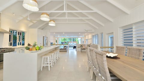 Your Kitchen, Dining, Living Pavilion overlooking the pool.