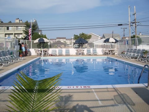 Large Heated Pool
  One Block Beach