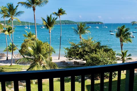 Rest upon the ocean front balcony while listening to the bay.