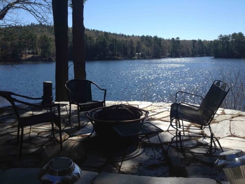 .great views of the lake from the patio