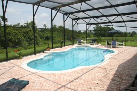 30'x15' XL Pool with in ground spa on Overextended Deck