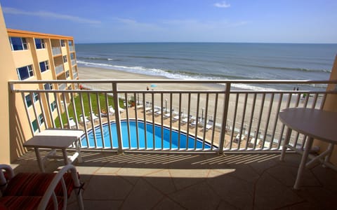 Patio and living room view