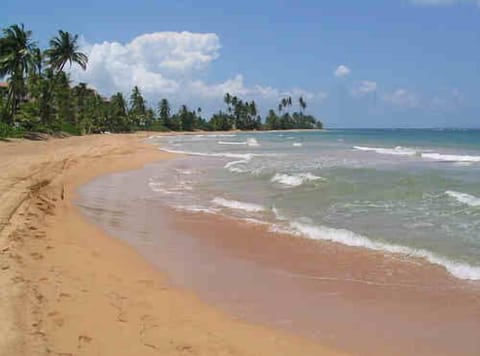 private beach 72 steps from villa