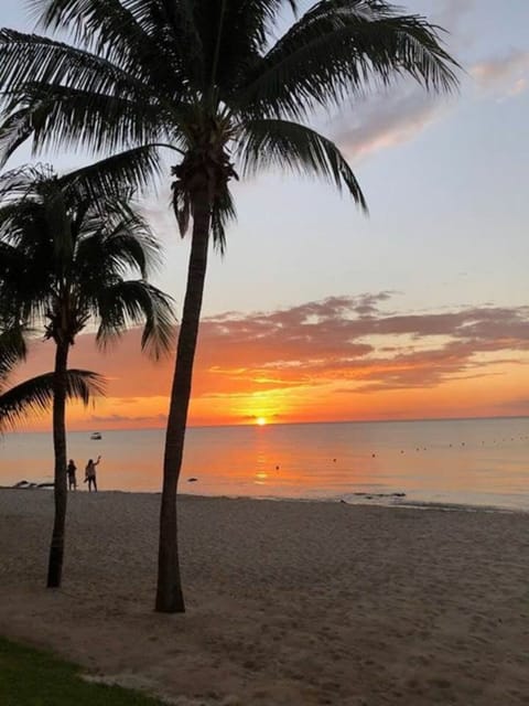 Our beach, our private beach!