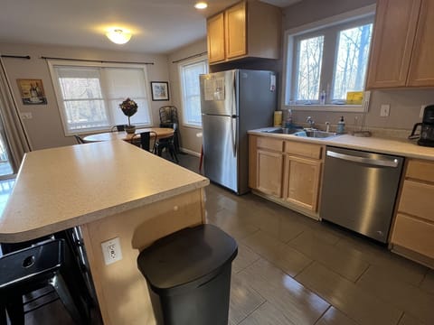Open concept  living/dining room with kitchen