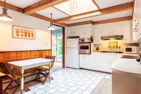 Create your feast in your fully equipped, stylish, and bright kitchen.