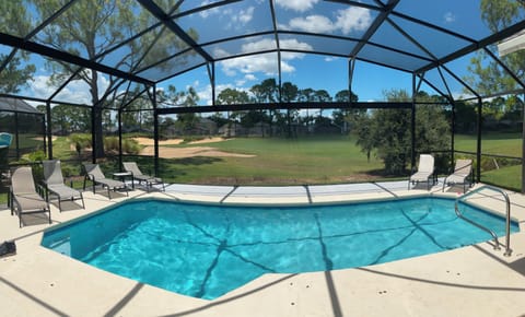 EnLarged pool deck approximately 1140 square feet