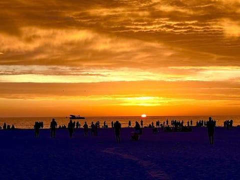 Clearwater Beach is two blocks away!