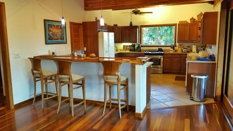 Kitchen and Koa bar