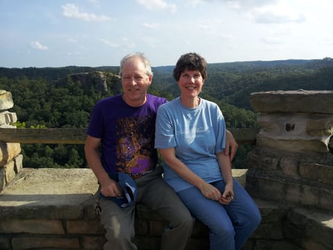 The owners: John and Anne Glover