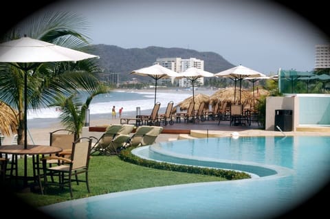 Pool overlooking Beach