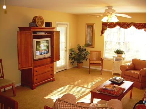 Livingroom with TV  entertaining area