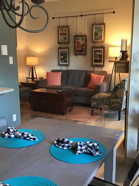 Living room from the dining room