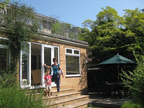 The property, view from the garden