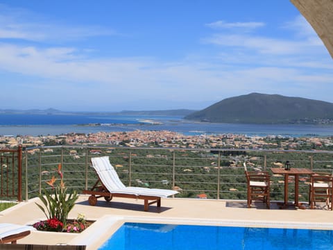 Stunning view of the entrance of Lefkada island