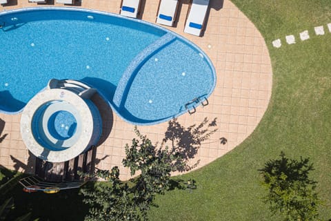 Private swimming pool, children's pool and outdoor spa whirlpool!