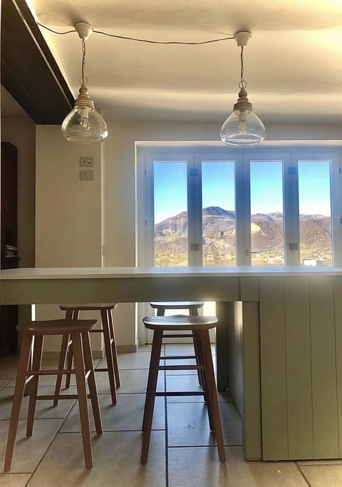 Kitchen table overlooking the lake