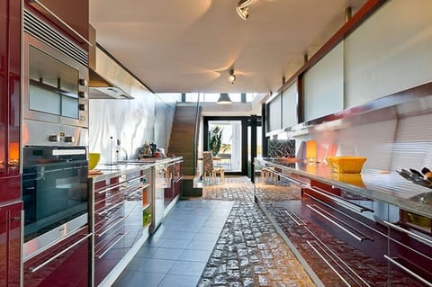 Stylish galley kitchen