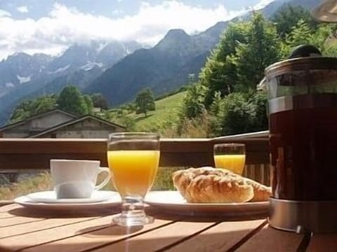 Breakfast on the balcony